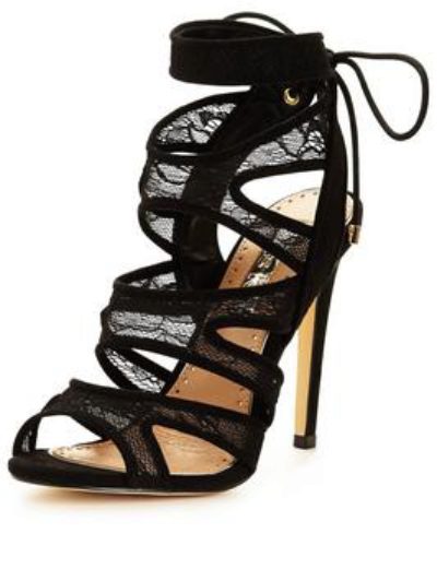Miss Kg Frenchy Mesh Strappy Sandal Miss Kg Frenchy Mesh Strappy Sandal